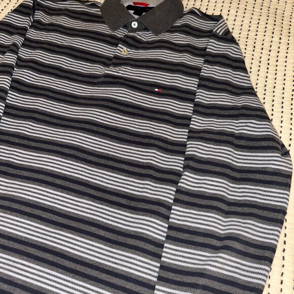 Tommy Hilfiger Medium Stiped Long Sleeve Polo - Picture 3 of 6